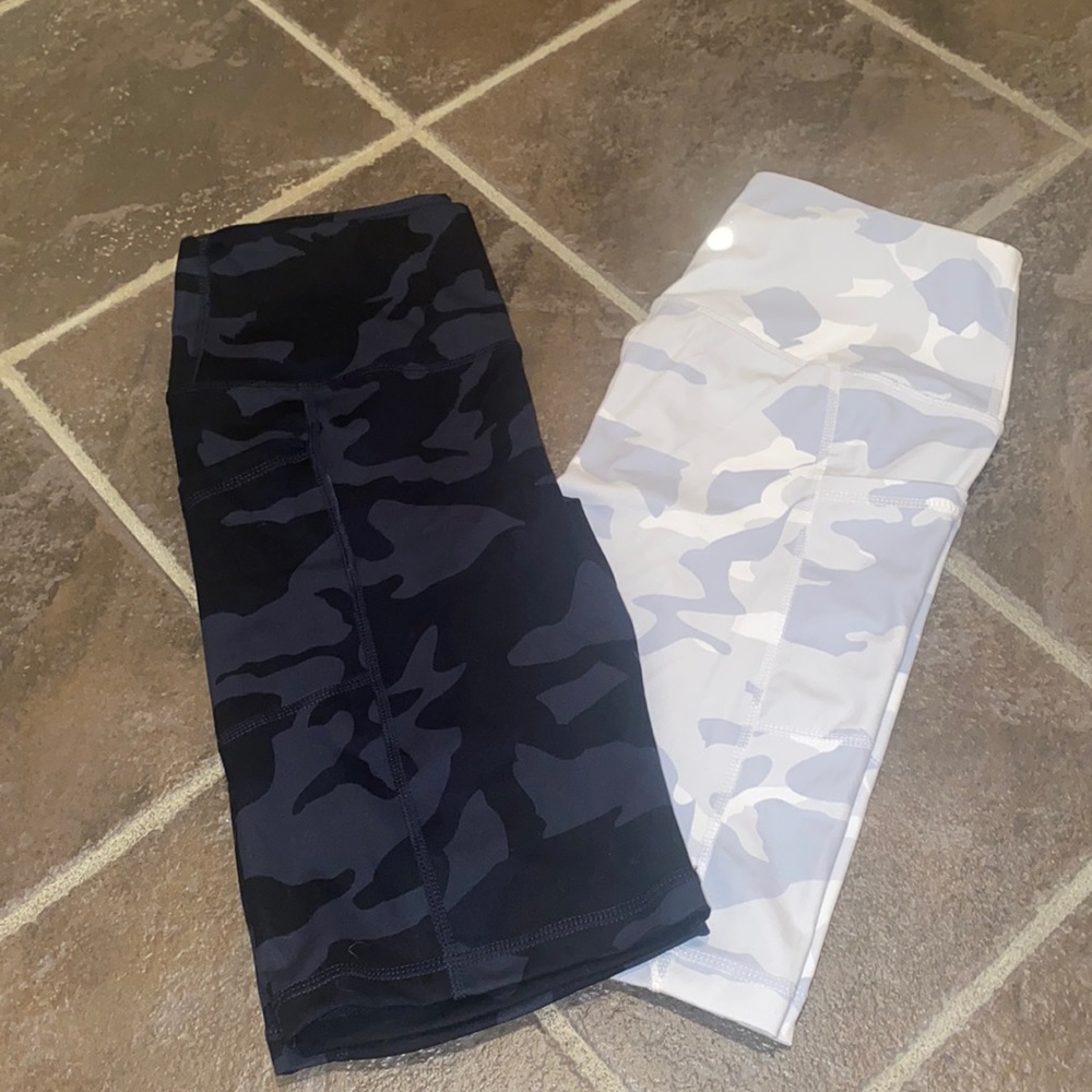 Camo Biker Shorts Set